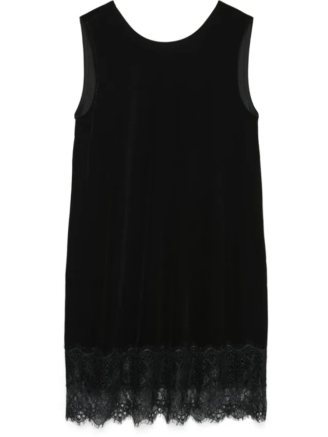 Vero Moda VMFRIDA SL SHORT LACE DRESS JRS EXP SB2 - Dames - Mini jurken Black