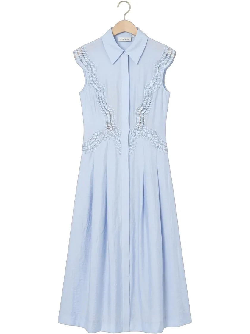 COPENHAGEN MUSE Dames Jurken Cmcole-dress - Lichtblauw, foto 2