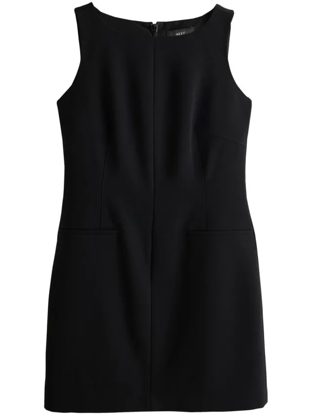 Next Dames - Op maat gemaakte mini-jurk, petite - Petite - Zwart Black