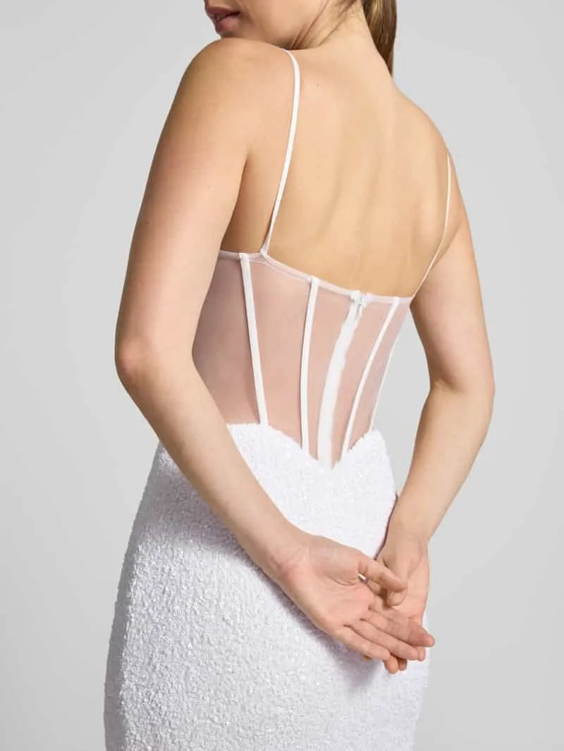 Hey Kyla Avondjurk van pailletten offwhite, foto 5