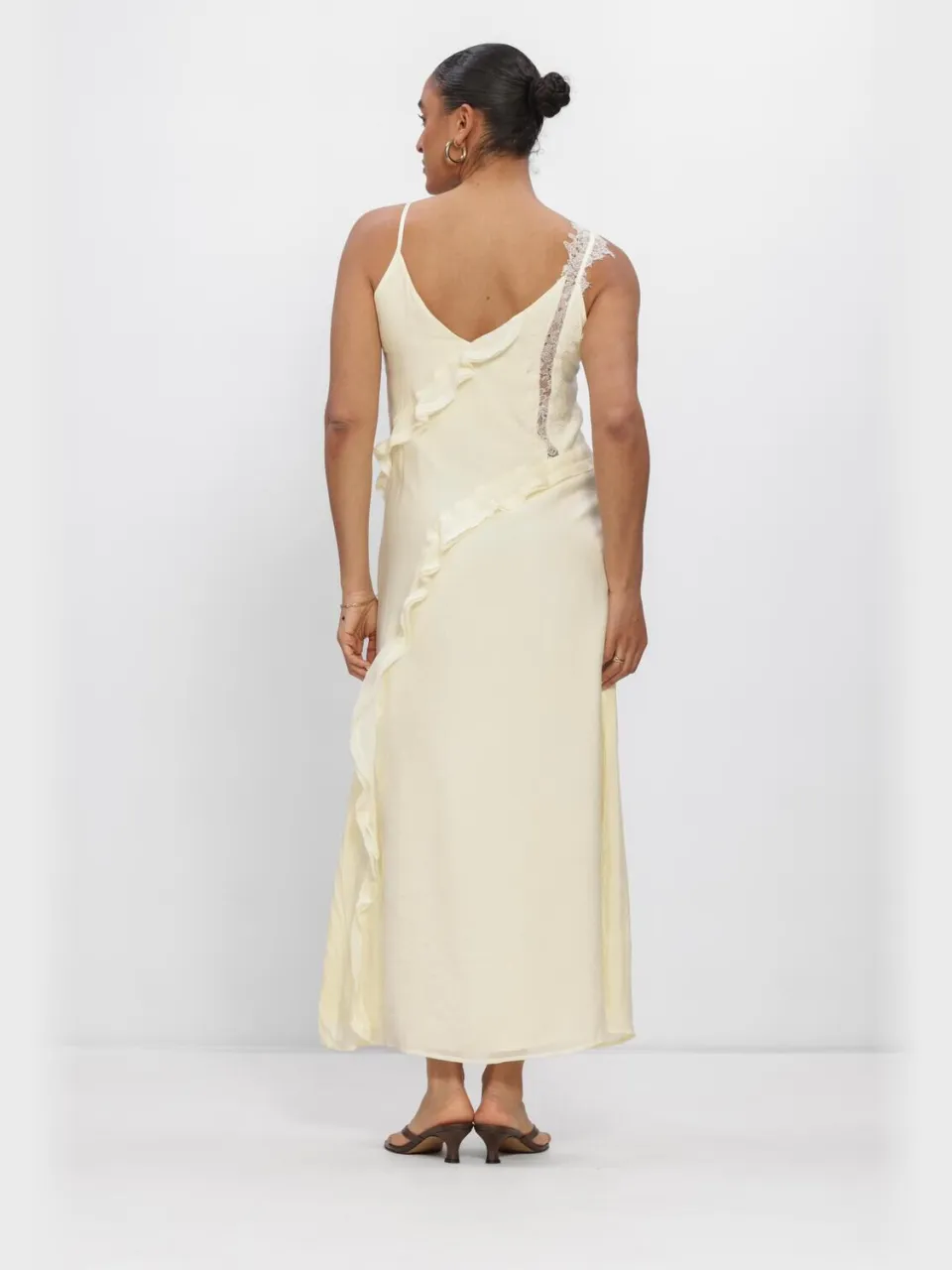 COPENHAGEN MUSE Dames Jurken Cmnorma-dress - Creme, foto 3