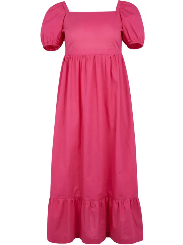 Regatta Dames/Dames Emilrah Midi Dress (Heet Roze)