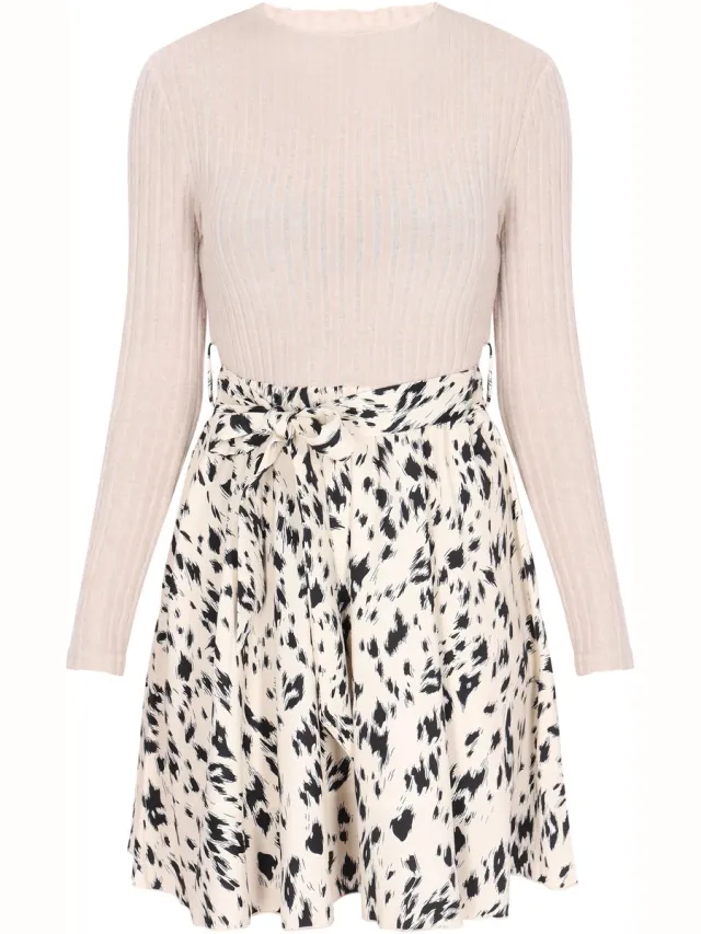 Faina jurk beige
