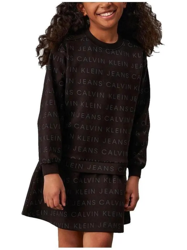 Calvin Klein Jurk Calvin Klein Jeans IG0IG02665 0GJ Zwart