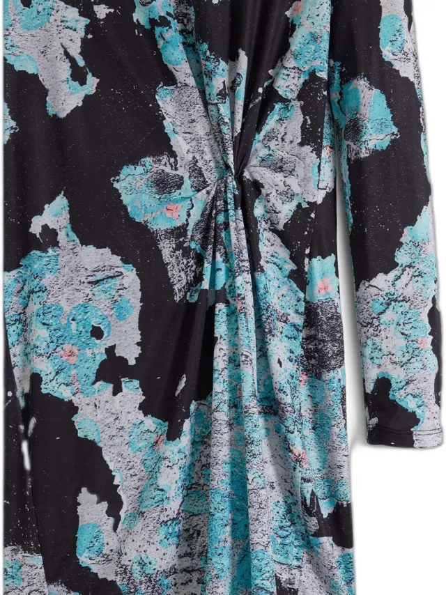 Desigual Damesjurk met lange mouwen Desigual Wall Lacroix blauw