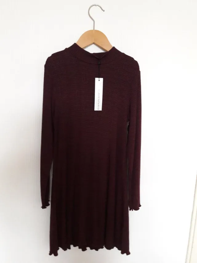 Little Eleven Paris jurk 128 bordeaux