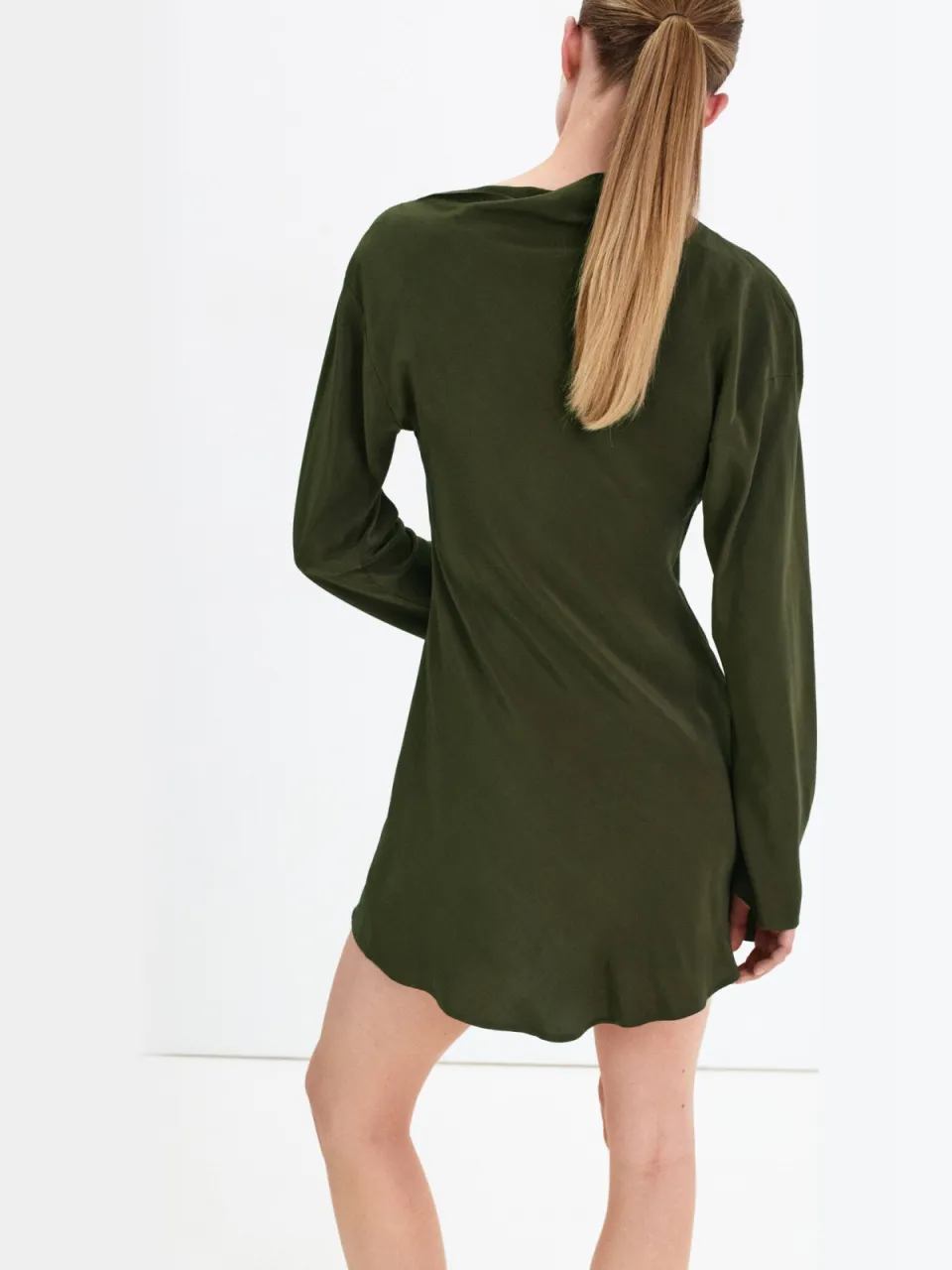 Mango korte jurk - groen, foto 4