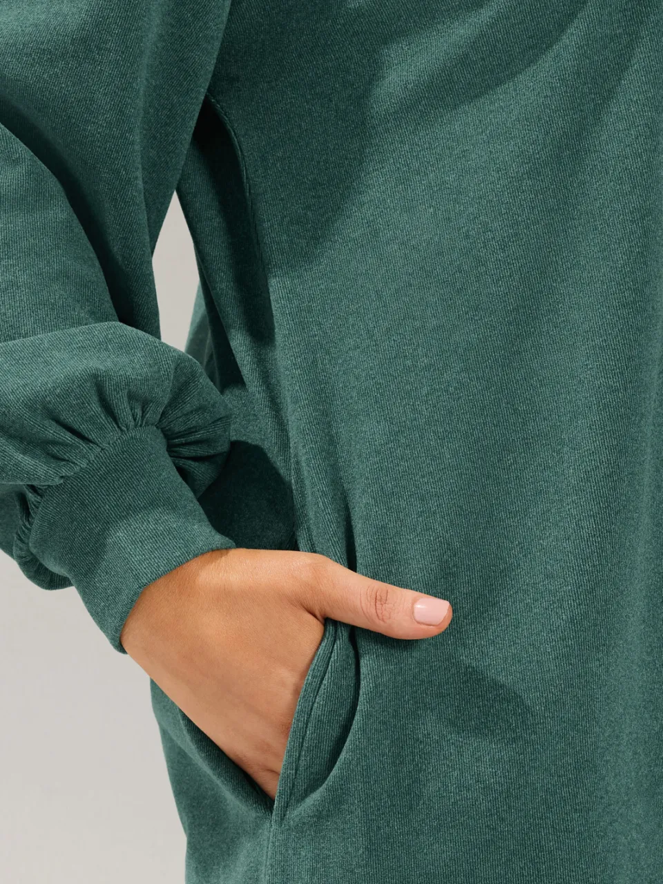Yours Plus Size Green Balloon Sleeve Dress, foto 4
