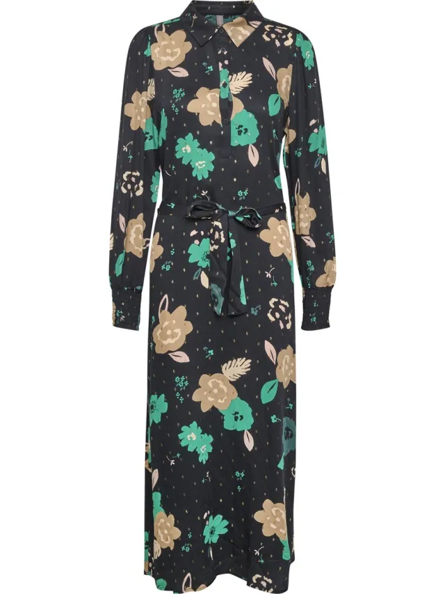 Culture CUvita Long Dress Dames Jurk Parakeet