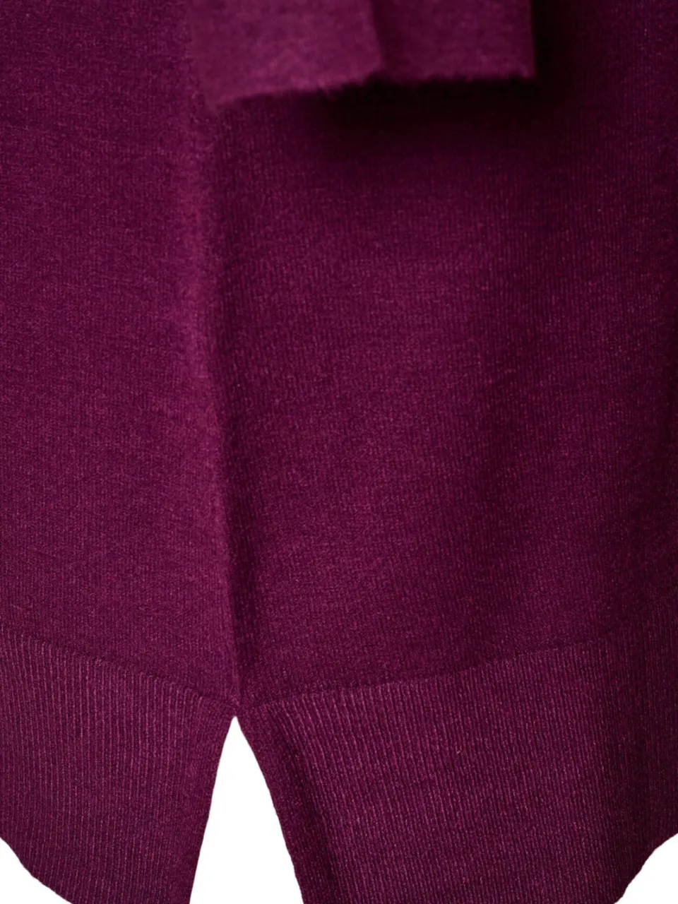 Zizzi Plus Size gebreide jurk - donkerpaars, foto 6