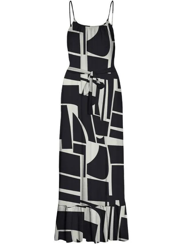 Vero Moda Lange Jurk Vero Moda Easy Beige