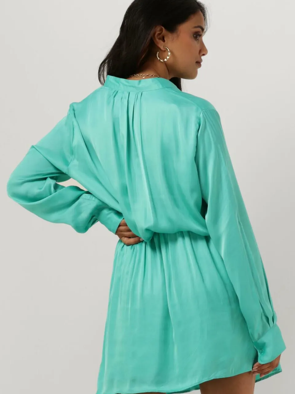 Est'seven Dames Jurken Est’journee Dress Bambu - Groen, foto 3