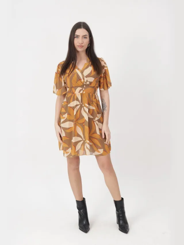Elara Kleid Camel