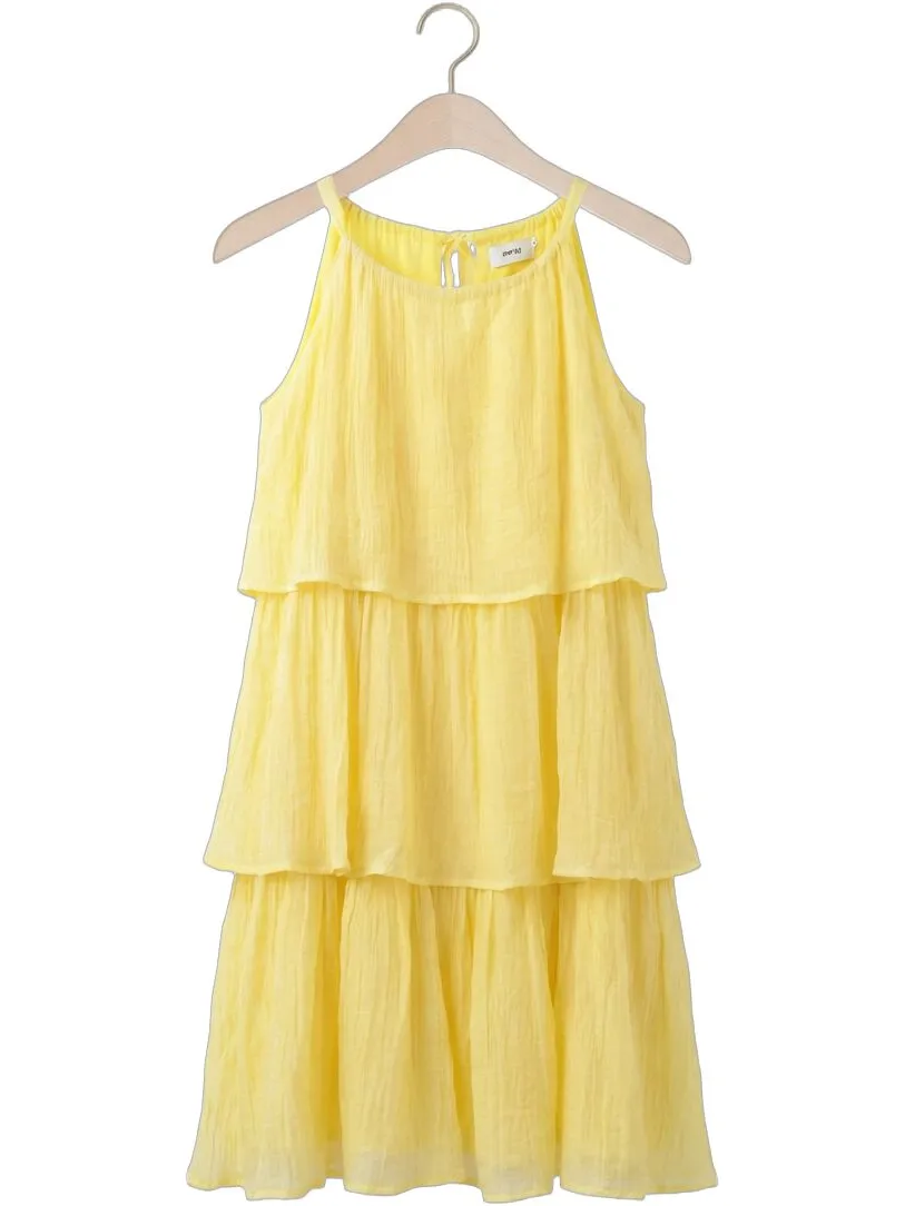 MoVeS Dames Jurken Mejse Dress 4629 - Geel, foto 2