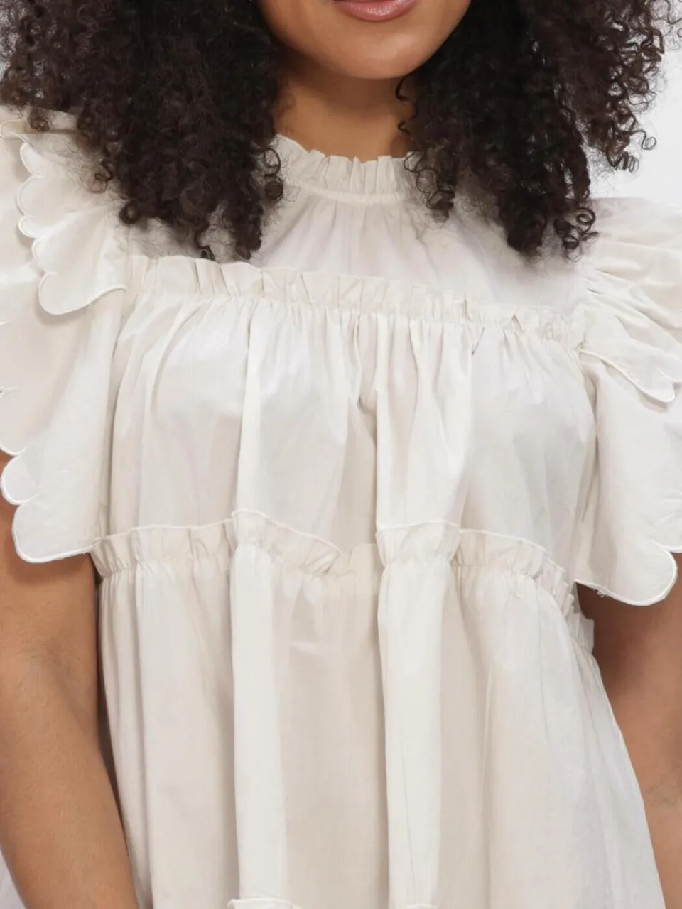 Object Dames Jurken Objhope S/l Dress - Ecru, foto 4