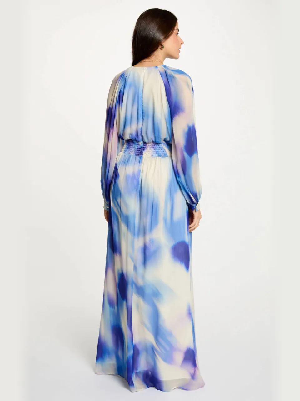 Morgan maxi jurk blauw, foto 3