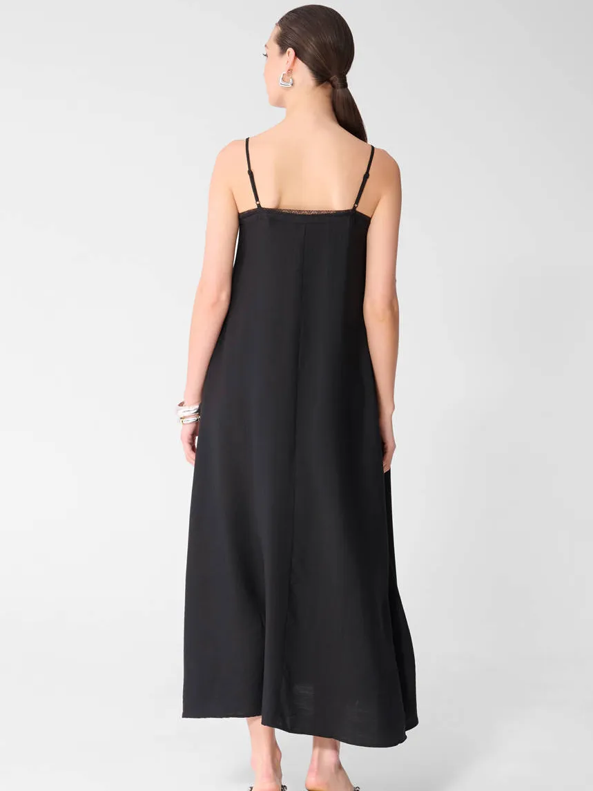 Shoeby maxi jurk zwart, foto 3