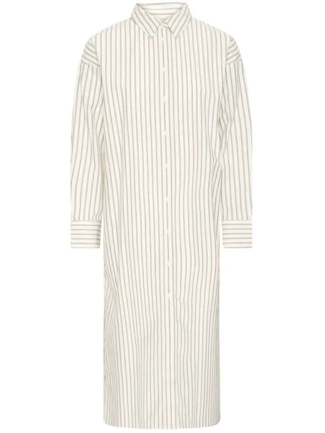 Ichi IHJULE DR - Dames - Midi jurken CLOUD/BLUE STRIPES