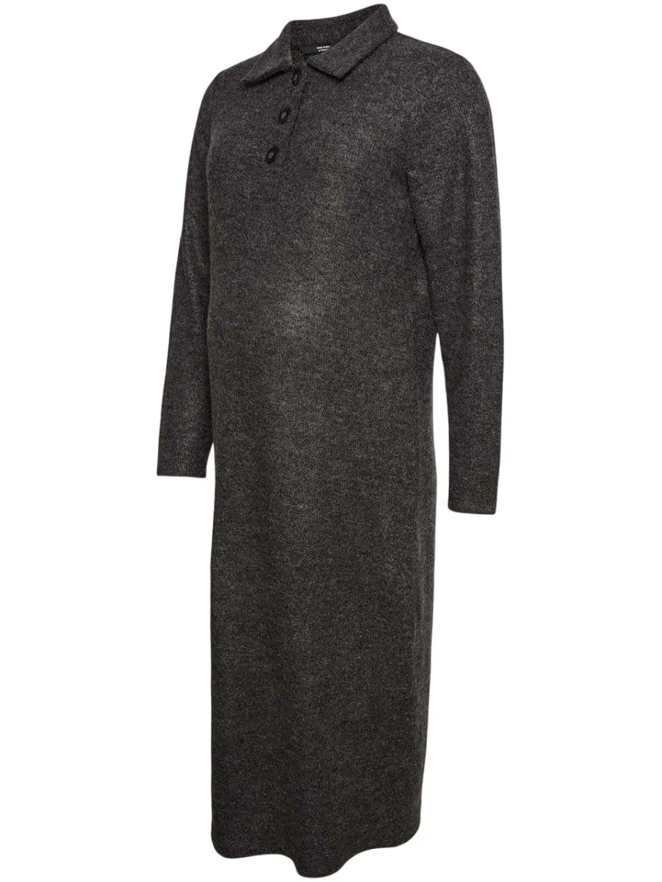 Mamalicious Dames/Dames Vmmebba Zwangerschap Sweater Jurk (Obsidiaanzwart) cognac/marineblauw, foto 2