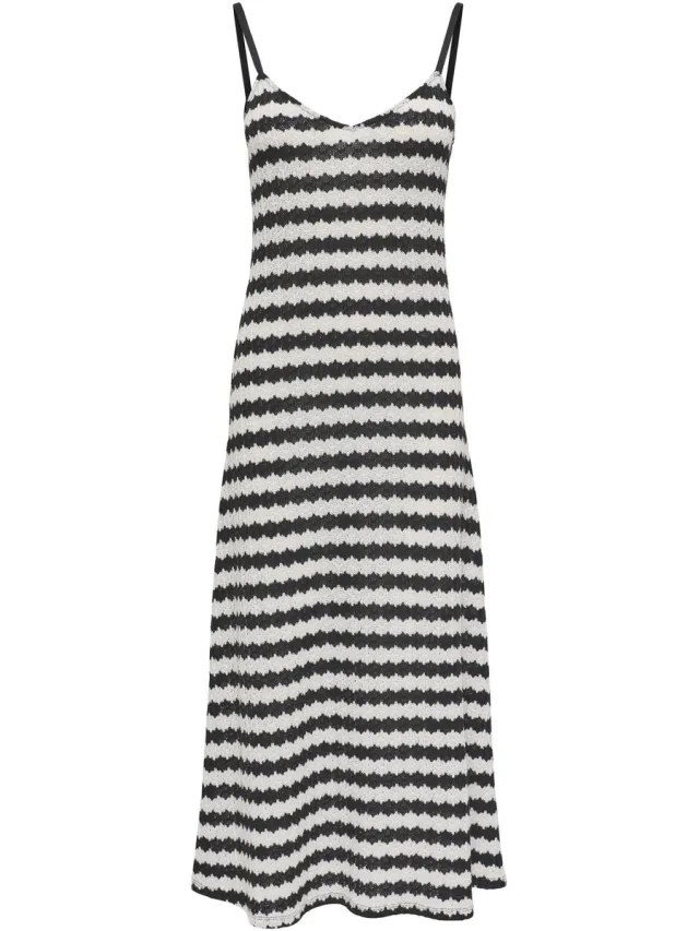Only Jurk ONLEVARA Lange jurk Black