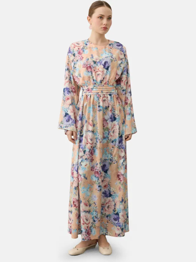 Benin Modest Dress Benin Veelkleurig