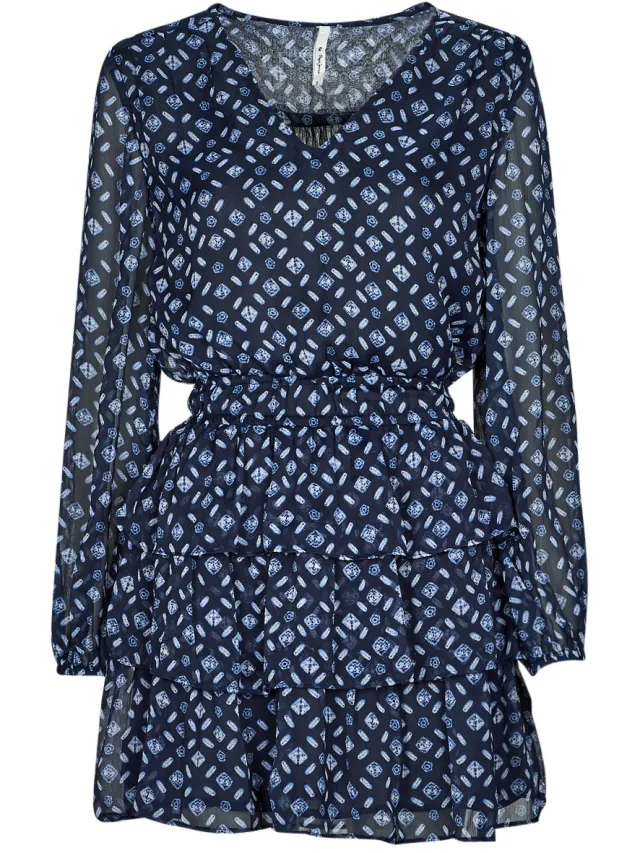 Pepe Jeans Korte Jurk Pepe jeans EYRA Marine