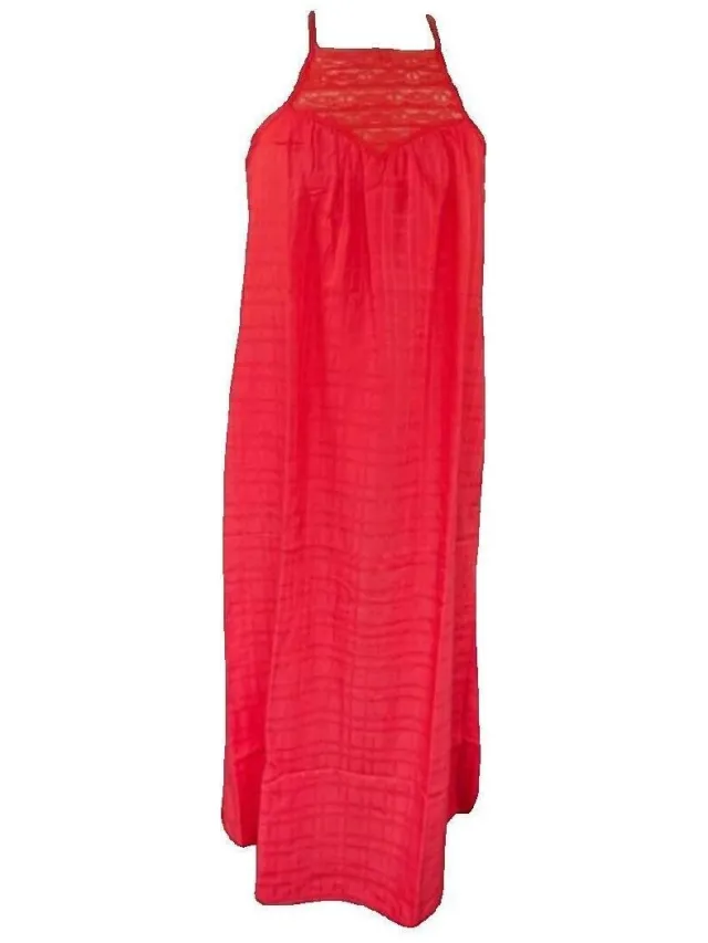 Superdry Jurk Superdry Longue Lace Halter Beach Oranje