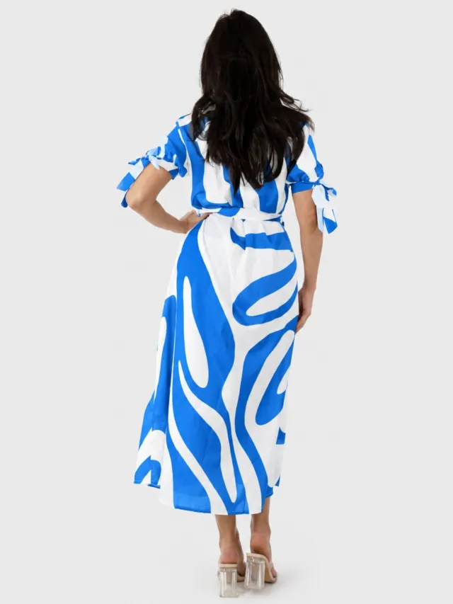 Elara Jurk blauw