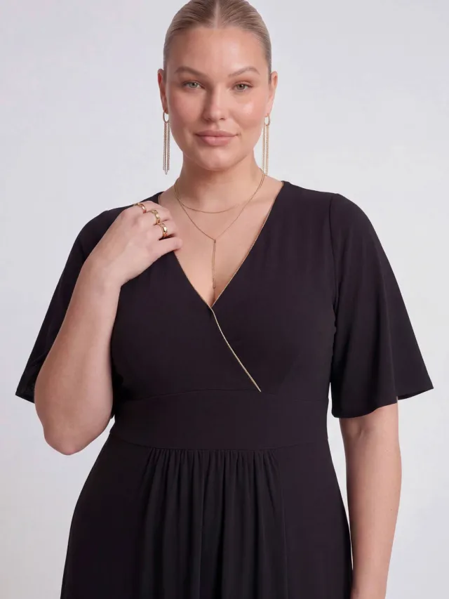 Yoek Lovers Collection dolce maxi jurk zwart, foto 3