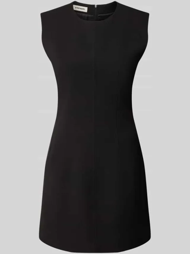Stefanel Mini-jurk met viscose zwart, foto 2