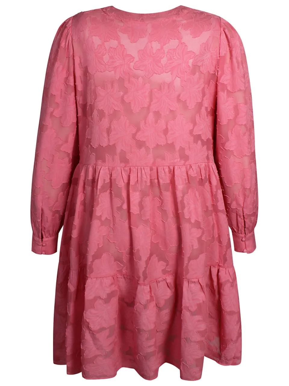 Anyday korte gebloemde jurk Plus Size - roze, foto 3