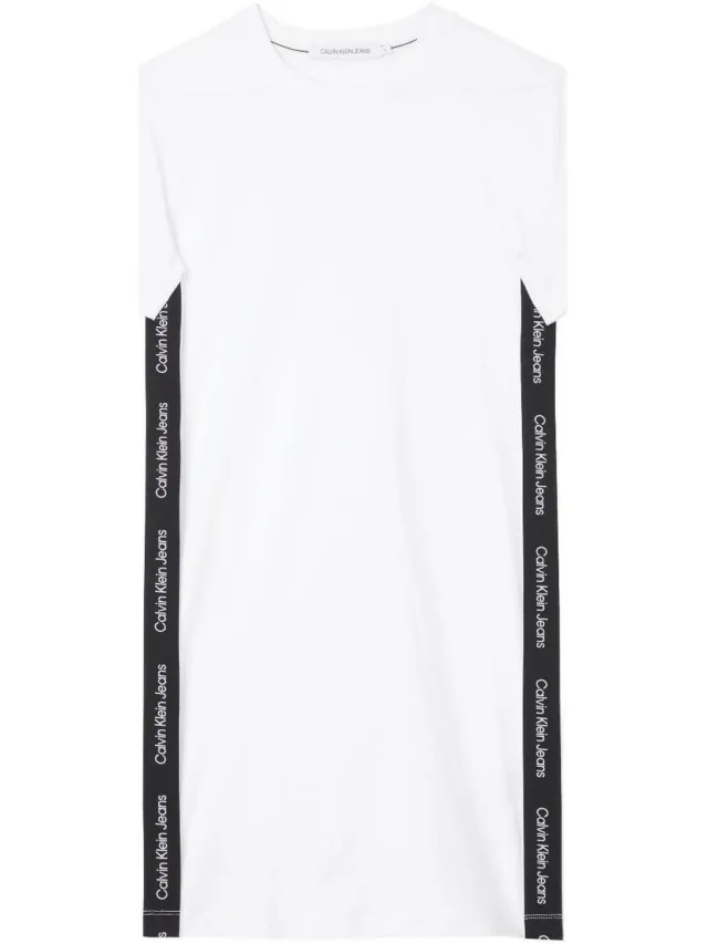 Calvin Klein Jurk Calvin Klein Jeans J20J218861 YAF Wit