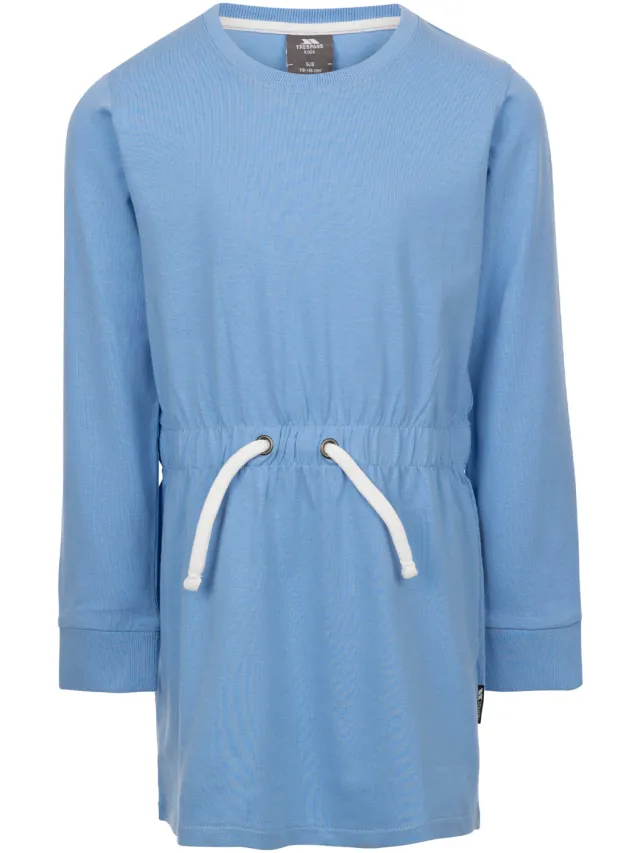 Trespass Meisjes Junie Casual Jurk (Korenbloem blauw) Pastelblauw