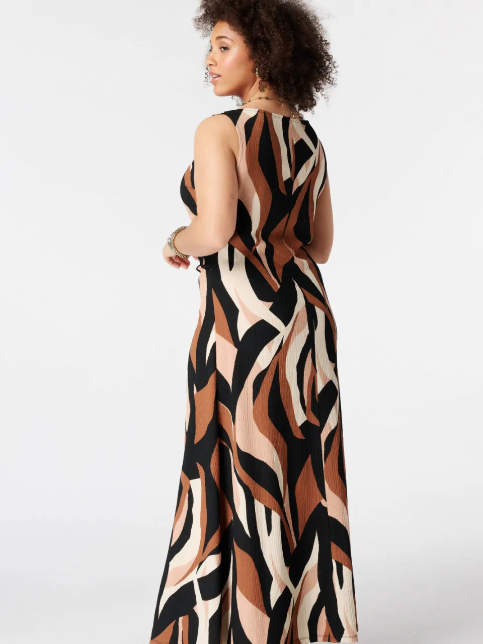 MS Mode midi zomerjurk met print Plus Size - meerkleurig multi, foto 2