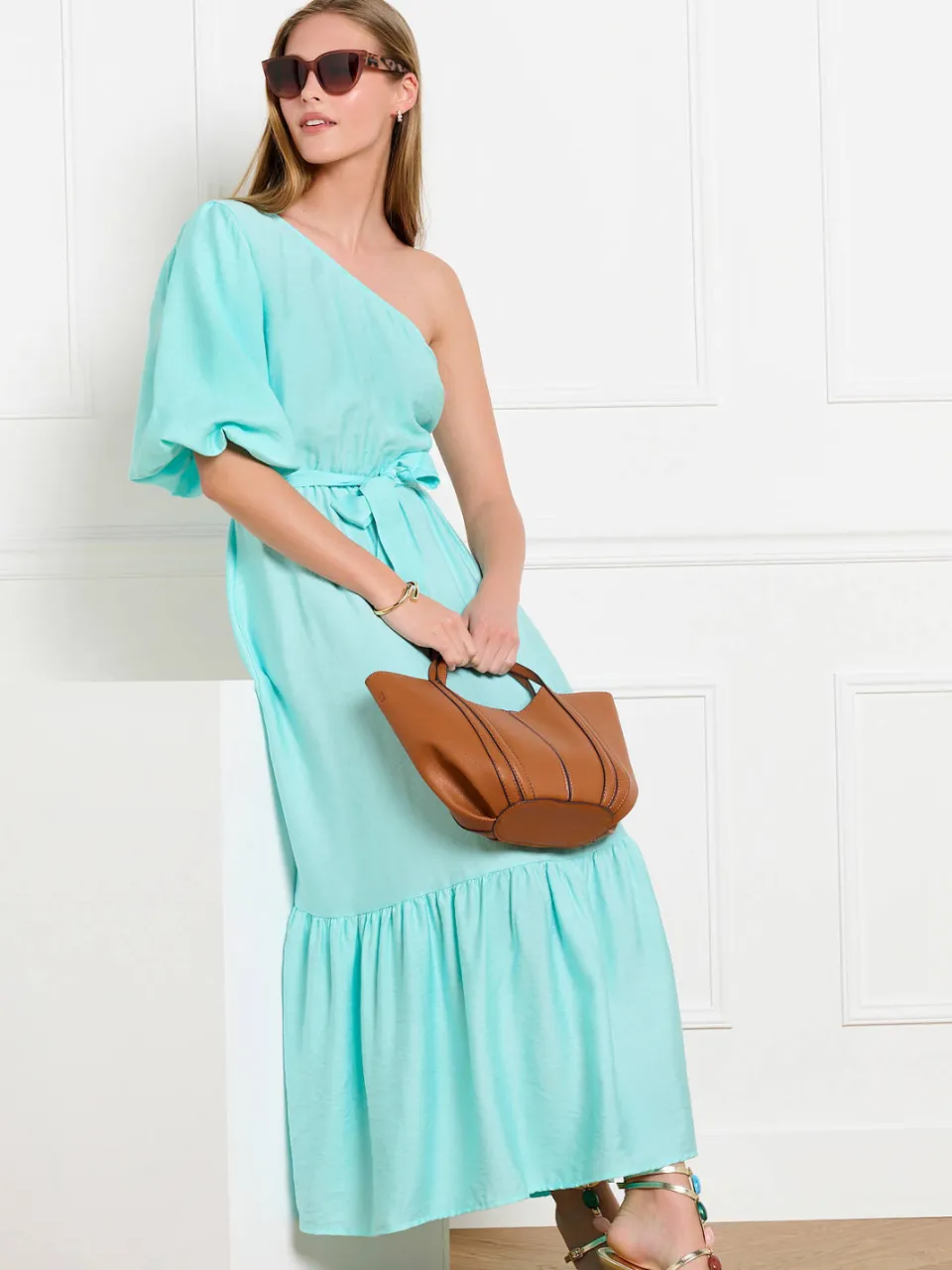 LOLALIZA maxi jurk blauw, foto 4