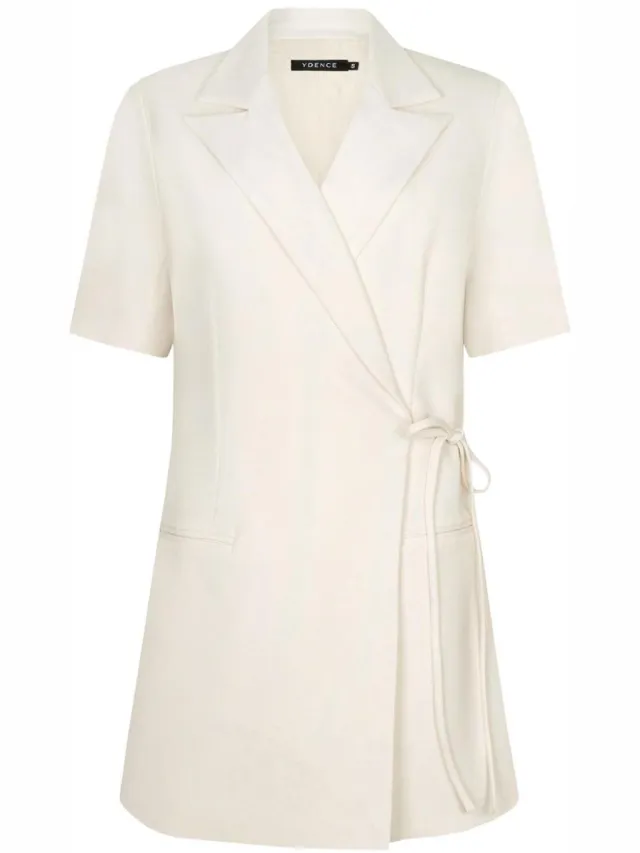 Ydence Dress Hazel Dames - Jurk - Gebroken wit