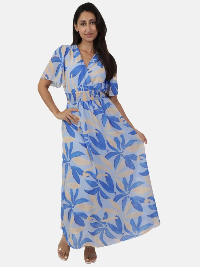 Elara Maxikleid Hellblau