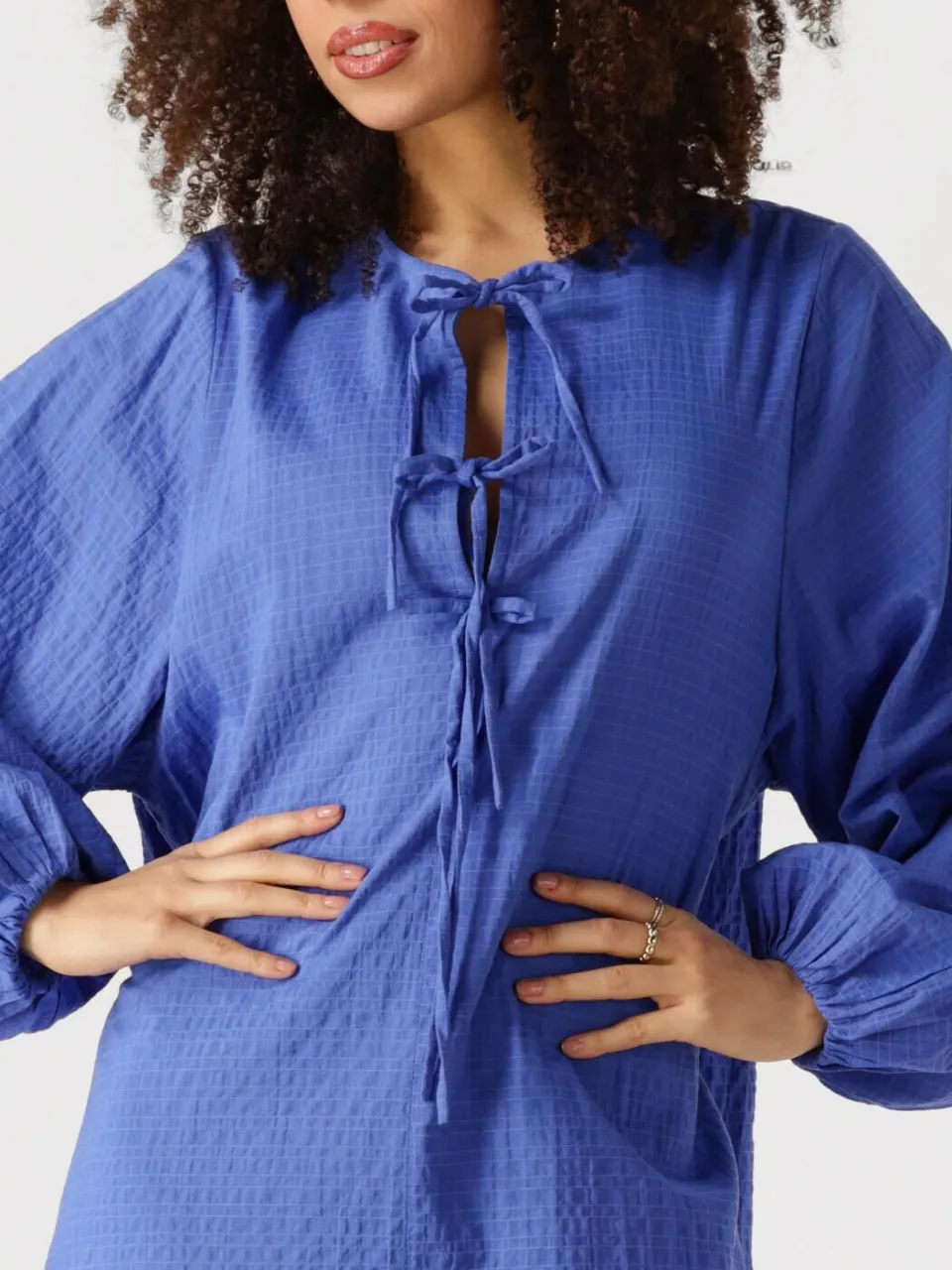 Edited Dames Jurken Frances Dress - Blauw, foto 4