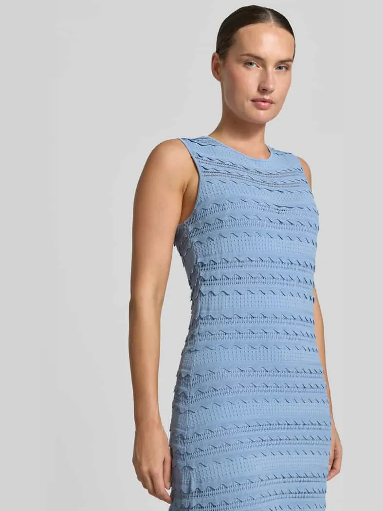 Ted Baker Midi-jurk van viscosemix model 'Cahrlie' lichtblauw, foto 3