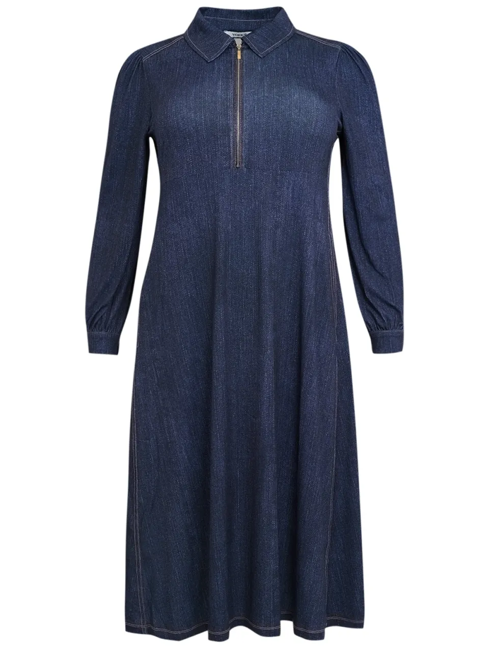 Yoek Midi-jurk DENIM | Blauw, foto 2
