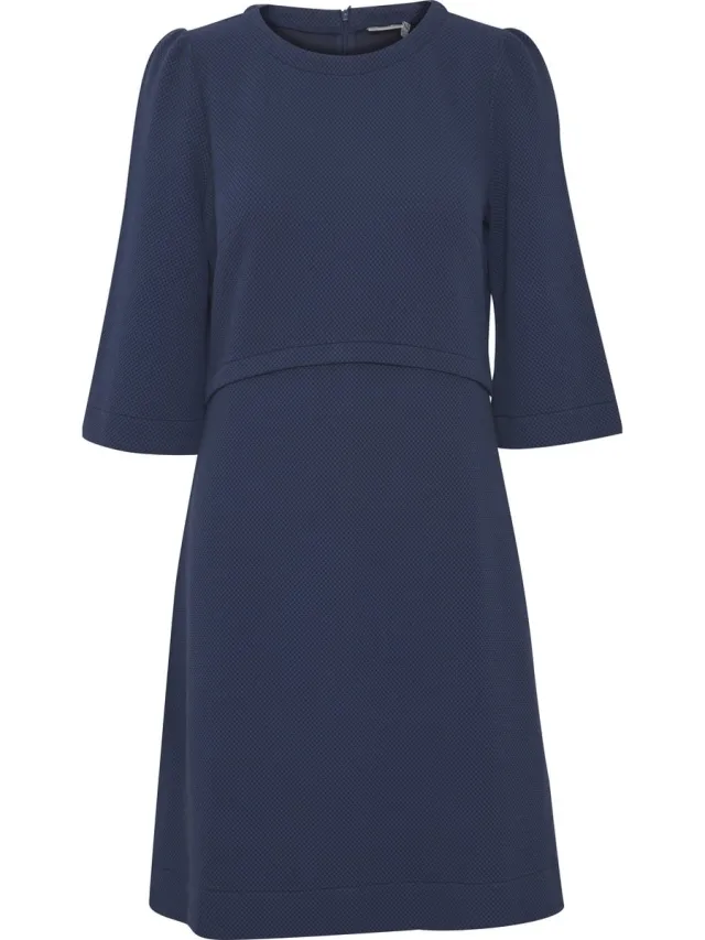 Fransa FREIJA DR 1 Dames Jurk Navy Blazer