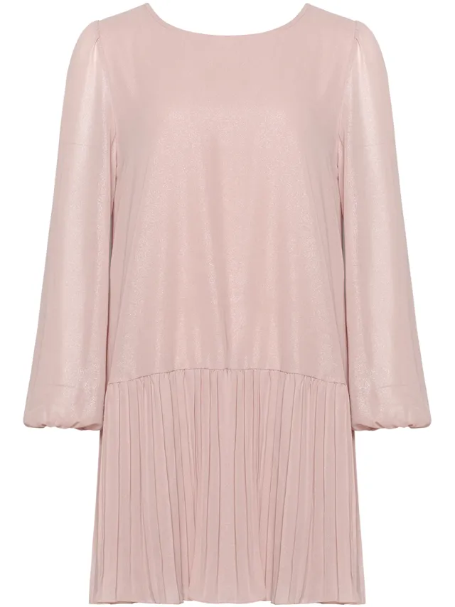 Noella Dagmar Lurex-jurk in roze
