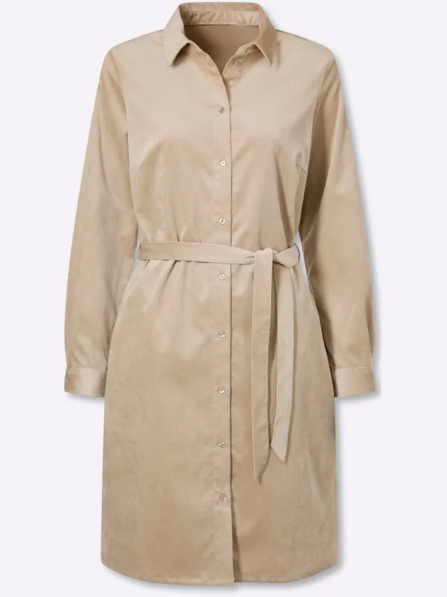Vrijetijdsjurk beige, foto 2