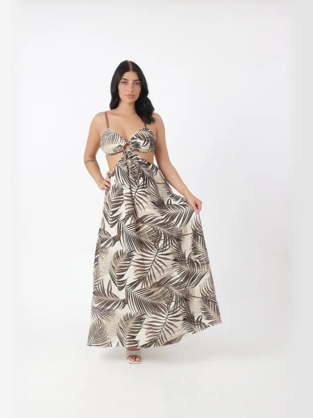 Elara Kleid Braun
