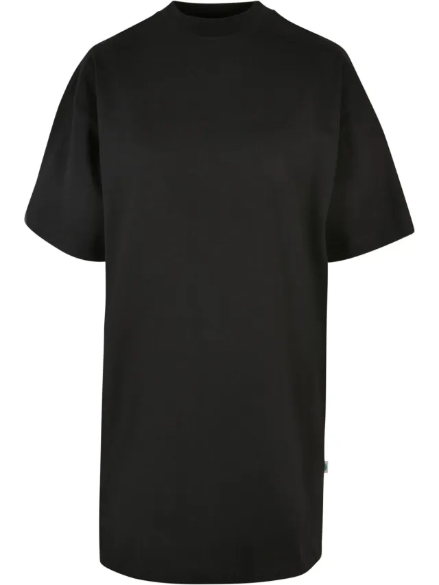 Urban Classics Dames/Dames Bio Zwaargewicht Oversized T-shirt Jurk (Zwart)