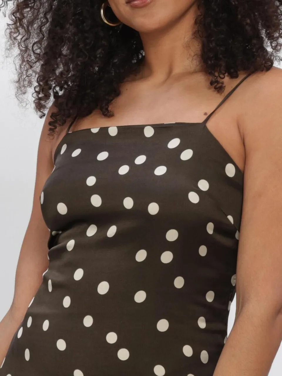 MSCH Copenhagen Dames Jurken Mschjionna Irida Strap Dress - Donkergroen, foto 4