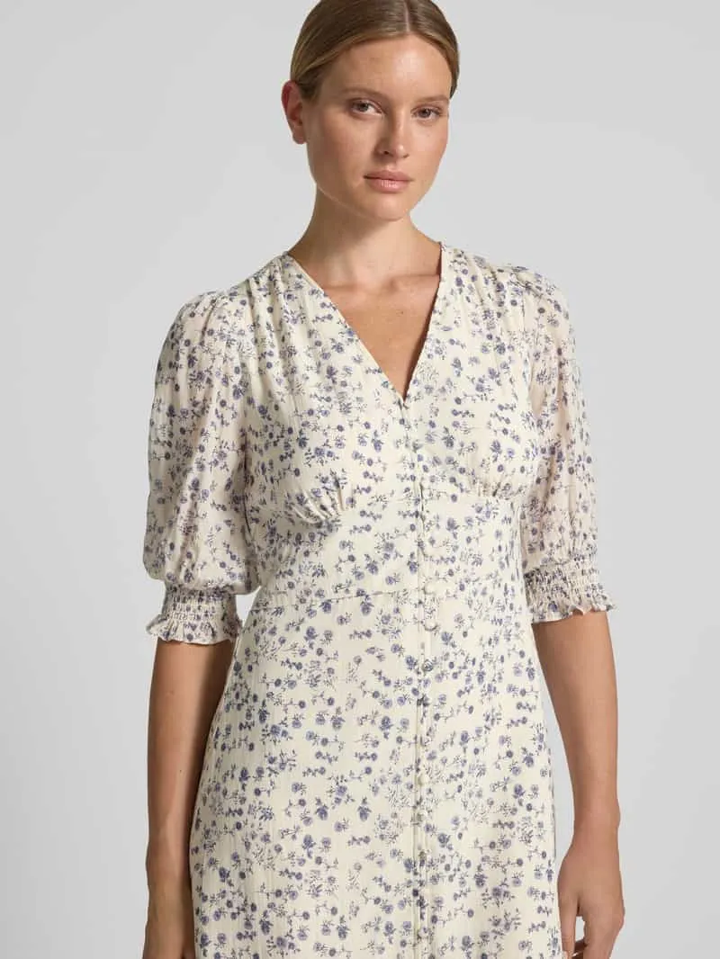 NEO NOIR Midi-jurk met bloemenprint model 'Valley' offwhite, foto 4