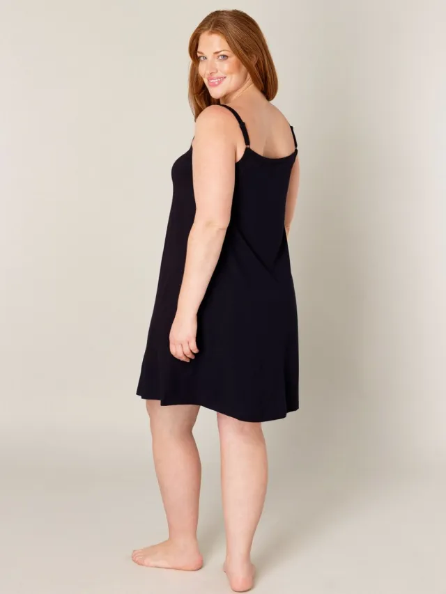 Base Level CURVY BLCAlissa Tuniek - Dark Blue - maat 1(48)
