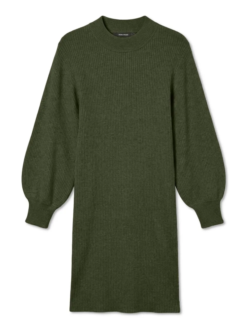 Vero Moda gebreide midi jurk - groen, foto 2