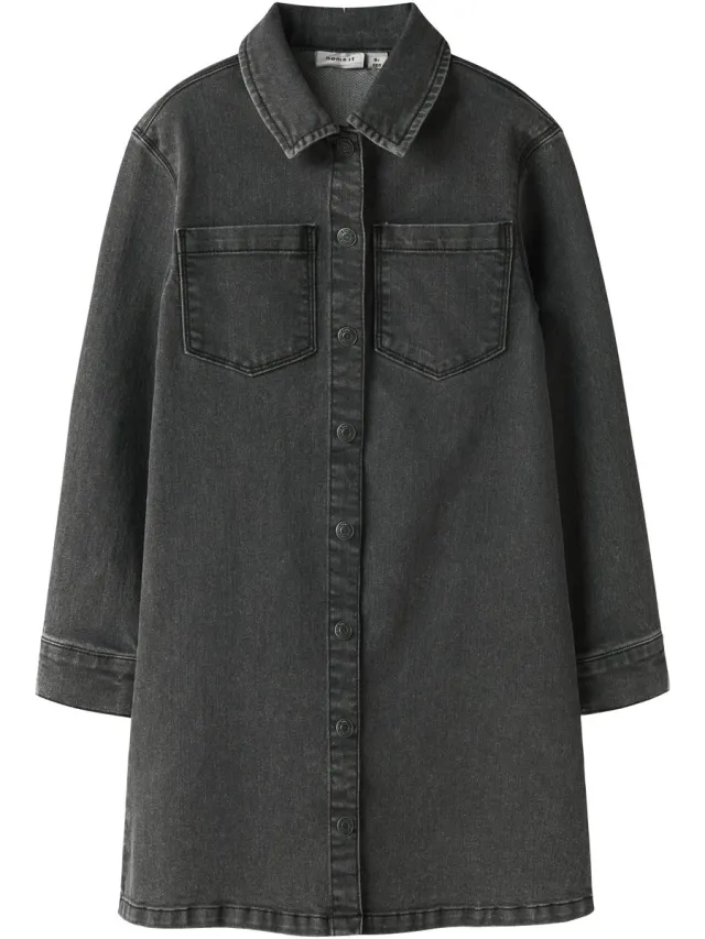 NAME IT Jurk Denim Medium Grey Denim